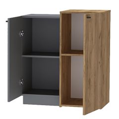 Модульная гостиная Квадро (ЛДСП дуб крафт золотой) в Ноябрьске - noyabrsk.mebel24.online | фото 7