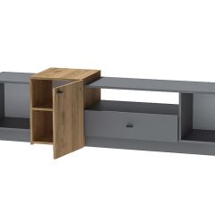Модульная гостиная Квадро (ЛДСП дуб крафт золотой) в Ноябрьске - noyabrsk.mebel24.online | фото 16