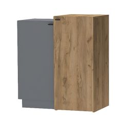 Модульная спальня Квадро (ЛДСП дуб крафт золотой) в Ноябрьске - noyabrsk.mebel24.online | фото 4