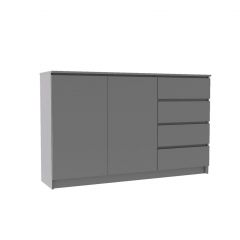 МОРИ МК 1600.1 Комод (графит) в Ноябрьске - noyabrsk.mebel24.online | фото 2