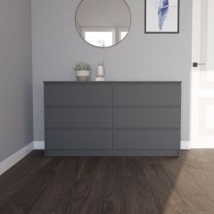 МОРИ МК 1380.6 Комод (графит) в Ноябрьске - noyabrsk.mebel24.online | фото