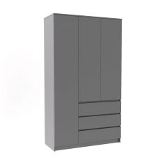 МОРИ МШ 1200.1 Шкаф (графит) в Ноябрьске - noyabrsk.mebel24.online | фото 2