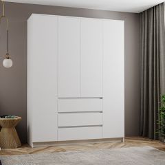 МОРИ МШ 1600.1 Шкаф (белый) в Ноябрьске - noyabrsk.mebel24.online | фото