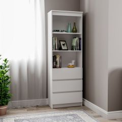 МОРИ МСТ 600.3 Стеллаж (белый) в Ноябрьске - noyabrsk.mebel24.online | фото