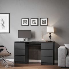 МОРИ МС-2 Стол 6 ящиков (графит) в Ноябрьске - noyabrsk.mebel24.online | фото