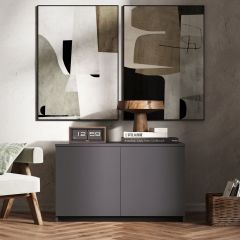 МОРИ МА 900.1 Антресоль/Тумба (графит) в Ноябрьске - noyabrsk.mebel24.online | фото
