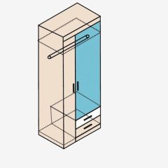 НИКА Н10з Шкаф для одежды в Ноябрьске - noyabrsk.mebel24.online | фото 4