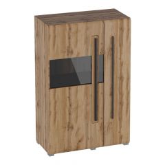 НИЦЦА Гостиная Шкаф-витрина 2 дв в Ноябрьске - noyabrsk.mebel24.online | фото