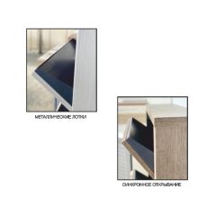 Обувница Комфорт Ф 003 Фасад 3D Бамбук (3 секции) в Ноябрьске - noyabrsk.mebel24.online | фото 5