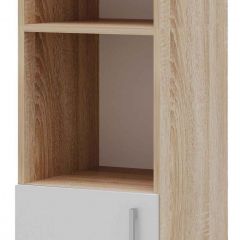 Пенал ПКС-8 Дуб сонома/Белый глянец в Ноябрьске - noyabrsk.mebel24.online | фото