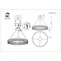 Подвесная люстра ST-Luce Estense SL6203.403.40 в Ноябрьске - noyabrsk.mebel24.online | фото 5