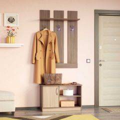 Прихожая Дуэт (Шимо темный/светлый) в Ноябрьске - noyabrsk.mebel24.online | фото