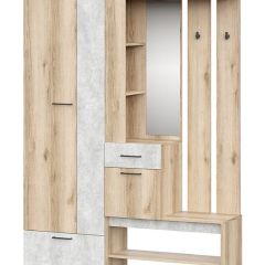 ФАВОРИТ 1 Прихожая (Дуб Делано/Цемент Светлый) в Ноябрьске - noyabrsk.mebel24.online | фото 2