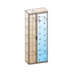 Прихожая Карина композиция 1 (Ясень Асахи) в Ноябрьске - noyabrsk.mebel24.online | фото 2