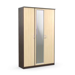 Шкаф 3-х створчатый Дуэт Люкс с зеркалом в Ноябрьске - noyabrsk.mebel24.online | фото