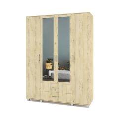 ЕВА Шкаф 4-х дверный Е43 в Ноябрьске - noyabrsk.mebel24.online | фото 5