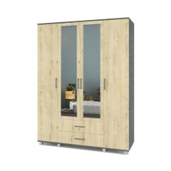 ЕВА Шкаф 4-х дверный Е43 в Ноябрьске - noyabrsk.mebel24.online | фото 7