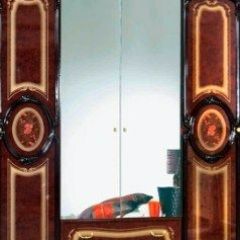 Шкаф 4-х дверный с зеркалами (01.144) Роза (могано) в Ноябрьске - noyabrsk.mebel24.online | фото