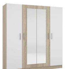 Шкаф 4-х створчатый Леси + Зеркало в Ноябрьске - noyabrsk.mebel24.online | фото 3