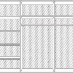 Шкаф 6-ти дверный с зеркалами (08.246) Ирина (беж) в Ноябрьске - noyabrsk.mebel24.online | фото 2