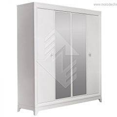 Шкаф для одежды Сабрина (ММ-302-01/04) с зеркалами в Ноябрьске - noyabrsk.mebel24.online | фото 1