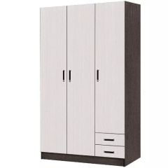 Шкаф распашной Эконом (Венге/Дуб Белфорд) в Ноябрьске - noyabrsk.mebel24.online | фото