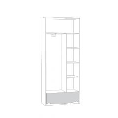 Шкаф комбинированный 13.04 Флоренция в Ноябрьске - noyabrsk.mebel24.online | фото 2