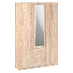 Шкаф комбинированный Дуэт Люкс с зеркалом в Ноябрьске - noyabrsk.mebel24.online | фото 2