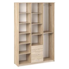 Шкаф комбинированный Дуэт Люкс с зеркалом в Ноябрьске - noyabrsk.mebel24.online | фото 3