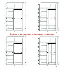 Шкаф-купе 1400 серии SOFT D1+D3+B2+PL1 (2 ящика+1штанга) профиль «Графит» в Ноябрьске - noyabrsk.mebel24.online | фото 7