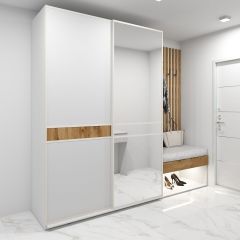 Шкаф-купе 1400 серии SOFT D6+D4+B2+PL2 (2 ящика+1штанга+1 полка) профиль «Капучино» в Ноябрьске - noyabrsk.mebel24.online | фото 4