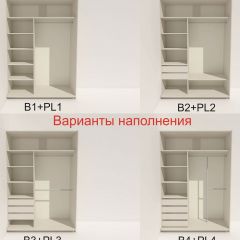 Шкаф-купе 1400 серии SOFT D6+D4+B2+PL2 (2 ящика+1штанга+1 полка) профиль «Капучино» в Ноябрьске - noyabrsk.mebel24.online | фото 7