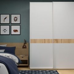 Шкаф-купе 1600 серии SOFT D6+D6+B2+PL3 (2 ящика+2штанги) профиль «Капучино» в Ноябрьске - noyabrsk.mebel24.online | фото 5