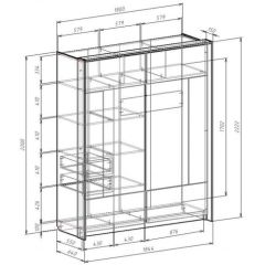 Шкаф-купе 1800 ЛИБЕРТИ в Ноябрьске - noyabrsk.mebel24.online | фото 4
