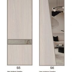 Шкаф-купе 1950 серии SILVER S3+S1+S4 B22+PL3 (по 2 ящика лев/прав+2 штанги) профиль «Серебро» в Ноябрьске - noyabrsk.mebel24.online | фото 14