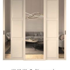 Шкаф-купе 2150 серии NEW CLASSIC K4+K4+K4+B22+PL4(по 2 ящика лев/прав+F обр.штанга) профиль «Капучино» в Ноябрьске - noyabrsk.mebel24.online | фото 15