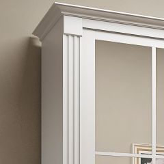 Шкаф-купе 2150 серии NEW CLASSIC K4+K4+K4+B22+PL4(по 2 ящика лев/прав+F обр.штанга) профиль «Капучино» в Ноябрьске - noyabrsk.mebel24.online | фото 4
