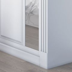 Шкаф-купе 2150 серии NEW CLASSIC K6Z+K1+K6+B22+PL2(по 2 ящика лев/прав+1 штанга+1 полка) профиль «Капучино» в Ноябрьске - noyabrsk.mebel24.online | фото 5