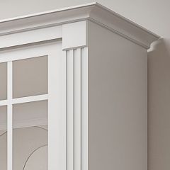 Шкаф-купе 2450 серии NEW CLASSIC K5+K5+K5+B22+PL3 (по 2 ящика лев/прав+1 штанга+1полка) профиль «Капучино» в Ноябрьске - noyabrsk.mebel24.online | фото 4