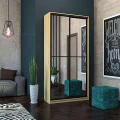 Шкаф-купе Лофт 1200 Шк12-47 (Дуб Сонома) в Ноябрьске - noyabrsk.mebel24.online | фото 8