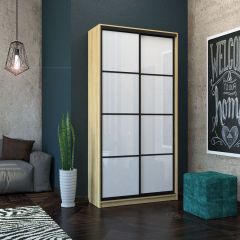 Шкаф-купе Лофт 1200 Шк12-47 (Дуб Сонома) в Ноябрьске - noyabrsk.mebel24.online | фото 12