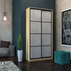 Шкаф-купе Лофт 1200 Шк12-47 (Дуб Сонома) в Ноябрьске - noyabrsk.mebel24.online | фото 14