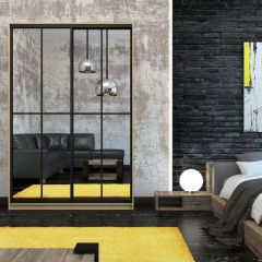 Шкаф-купе Лофт 1600 Шк16-47 (Дуб Сонома) в Ноябрьске - noyabrsk.mebel24.online | фото 8