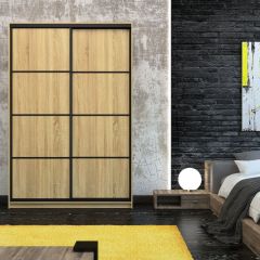 Шкаф-купе Лофт 1600 Шк16-47 (Дуб Сонома) в Ноябрьске - noyabrsk.mebel24.online | фото 7