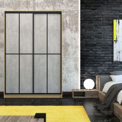 Шкаф-купе Лофт 1600 Шк16-47 (Дуб Сонома) в Ноябрьске - noyabrsk.mebel24.online | фото 13