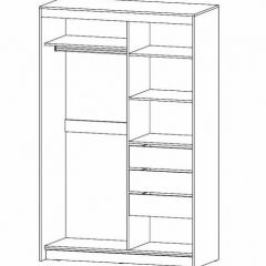 РИВЬЕРА Шкаф-купе 2х створчатый в Ноябрьске - noyabrsk.mebel24.online | фото 2