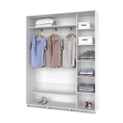 РОЛАНД Шкаф-купе Анкор светлый (450*1700) Р471 в Ноябрьске - noyabrsk.mebel24.online | фото 3
