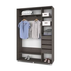 РОЛАНД Шкаф-купе Анкор темный (450*1000) Р401 в Ноябрьске - noyabrsk.mebel24.online | фото 5