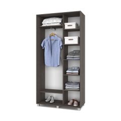 РОЛАНД Шкаф-купе Анкор темный (450*1100) Р411 в Ноябрьске - noyabrsk.mebel24.online | фото 2