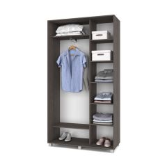 РОЛАНД Шкаф-купе Анкор темный (450*1200) Р421 в Ноябрьске - noyabrsk.mebel24.online | фото 2